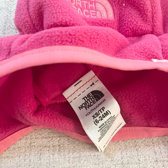 The North Face Pink Cold Weather Hat Size 6-24 Months - Picture 3 of 6